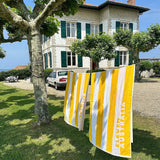 YELLOW BEACH TOWEL