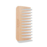 WOODEN WIDE TOOTH COMB